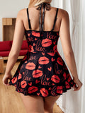 SI LOVE & KISS BABYDOLL BLACK