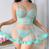 SI BABYDOLL & PANTY GREEN