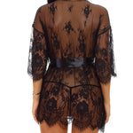 SI ROBE & G STRING  BLACK