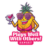 PLAYS WELL WITH OTHERS001-TSHIRT (W) Sunset Intimates