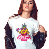 PLAYS WELL WITH OTHERS001-TSHIRT (W) Sunset Intimates