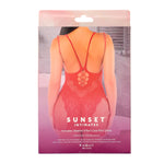 SI LACE MINI DRESS-OS-RED