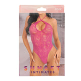 SI HEART NET TEDDY-OS-PINK