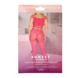 SI CROP TOP & LEGGINGS-OS-FUCHSIA