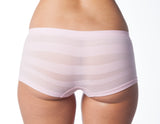 Seamless Sheer Hipster Boy Shorts in Pink