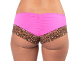 Pink and Leopard Boy Shorts