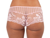 Lace Affair Boy Shorts in Pink