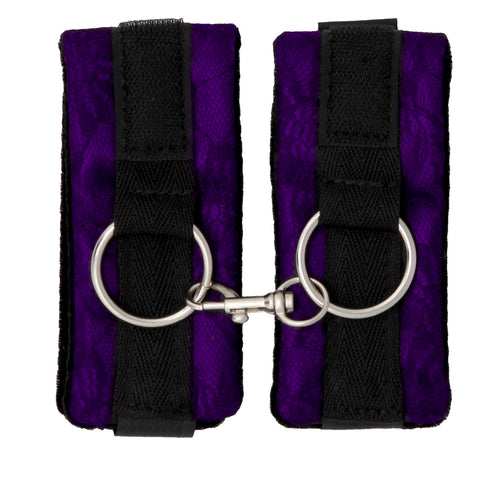 Lace Handcuffs Purple
