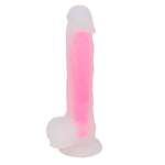 Glows in the Dark Dildo L Pink